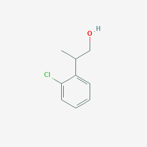 molecular formula C9H11ClO B1399326 2-(2-Chlorophenyl)propan-1-ol CAS No. 26059-47-2