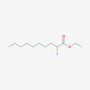 molecular formula C12H23IO2 B13993405 Ethyl 2-iododecanoate CAS No. 68453-82-7