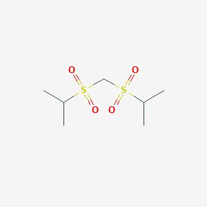 molecular formula C7H16O4S2 B13993803 2-{[(Propan-2-ylsulfonyl)methyl]sulfonyl}propane CAS No. 6330-39-8