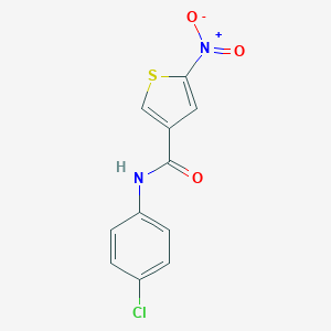 molecular formula C11H7ClN2O3S B139940 N-(4-Chlorophenyl)-5-nitro-3-thiophenecarboxamide CAS No. 146795-38-2