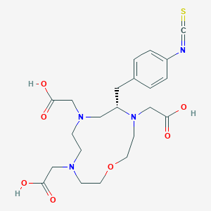 molecular formula C22H30N4O7S B1399405 p-SCN-Bn-oxo-DO3A CAS No. 1370442-99-1