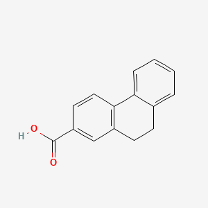 molecular formula C15H12O2 B13994077 2-Phenanthrenecarboxylic acid, 9,10-dihydro- CAS No. 64057-62-1