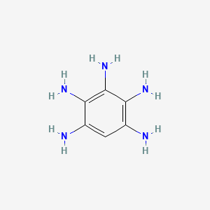 molecular formula C6H11N5 B13994163 Benzene-1,2,3,4,5-pentamine CAS No. 608-97-9