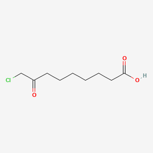 molecular formula C9H15ClO3 B13994180 Nonanoic acid, 9-chloro-8-oxo- CAS No. 60254-73-1
