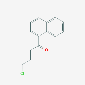 molecular formula C14H13ClO B13994209 4-Chloro-1-(naphthalen-1-YL)butan-1-one CAS No. 77972-86-2