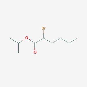 molecular formula C9H17BrO2 B13994218 Propan-2-yl 2-bromohexanoate CAS No. 5445-21-6