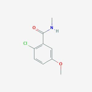 molecular formula C9H10ClNO2 B13994224 2-chloro-5-methoxy-N-methylbenzamide 
