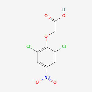 molecular formula C8H5Cl2NO5 B13994227 (2,6-Dichloro-4-nitrophenoxy)acetic acid CAS No. 2300-67-6