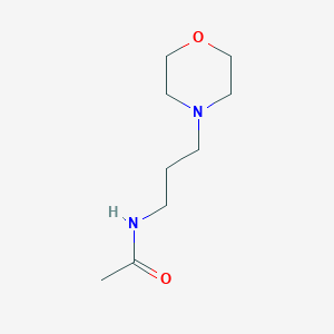 molecular formula C9H18N2O2 B13994236 N-(3-morpholin-4-ylpropyl)acetamide CAS No. 7052-80-4
