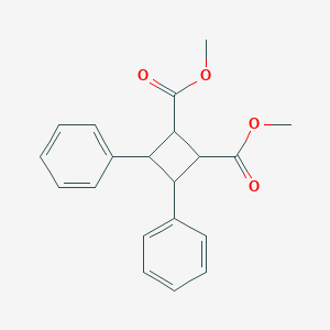 molecular formula C20H20O4 B13994284 Dimethyl 3,4-diphenylcyclobutane-1,2-dicarboxylate CAS No. 36650-44-9