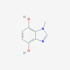 molecular formula C8H8N2O2 B139943 1-Methylbenzimidazole-4,7-diol CAS No. 157587-58-1