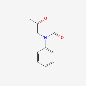 molecular formula C11H13NO2 B13994303 N-(2-oxopropyl)-N-phenylacetamide CAS No. 64450-18-6