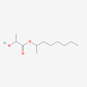 molecular formula C11H22O3 B13994503 Octan-2-yl 2-hydroxypropanoate CAS No. 5349-85-9
