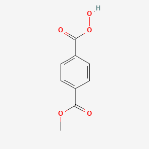 molecular formula C9H8O5 B13994520 4-(Methoxycarbonyl)benzenecarboperoxoic acid CAS No. 28276-78-0