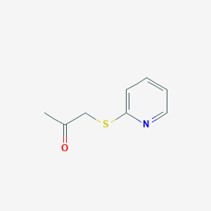 molecular formula C8H9NOS B13994522 1-(Pyridin-2-ylsulfanyl)propan-2-one CAS No. 3166-26-5