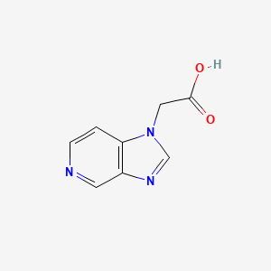 molecular formula C8H7N3O2 B13994527 2-(1H-Imidazo[4,5-c]pyridin-1-yl)acetic acid 