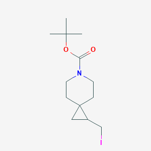 molecular formula C13H22INO2 B13994654 Tert-butyl 1-(iodomethyl)-6-azaspiro[2.5]octane-6-carboxylate 