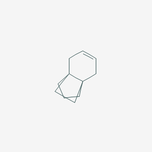 molecular formula C11H16 B139947 Tricyclo(4.3.2.0(1,6))undeca-3-ene CAS No. 136630-09-6