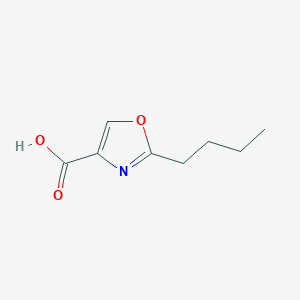 molecular formula C8H11NO3 B1399472 2-Butyloxazole-4-carboxylic Acid CAS No. 1126634-45-4