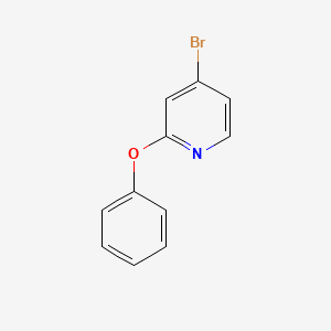 molecular formula C11H8BrNO B13994738 4-Bromo-2-phenoxypyridine 