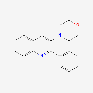 molecular formula C19H18N2O B13994754 4-(2-Phenylquinolin-3-yl)morpholine CAS No. 5443-61-8