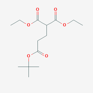 molecular formula C14H24O6 B13994796 Diethyl 2-(2-tert-butyloxycarbonyl ethyl)malonate 