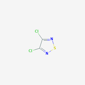 molecular formula C2Cl2N2S B139948 3,4-Dichloro-1,2,5-thiadiazole CAS No. 5728-20-1
