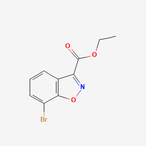 molecular formula C10H8BrNO3 B13994806 Ethyl 7-bromobenzo[d]isoxazole-3-carboxylate 