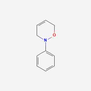 molecular formula C10H11NO B13994811 2-Phenyl-3,6-dihydro-2h-1,2-oxazine CAS No. 19029-45-9