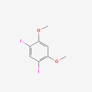 molecular formula C8H8I2O2 B13994829 1,5-Diiodo-2,4-dimethoxybenzene CAS No. 51560-17-9