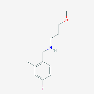 [(4-Fluoro-2-methylphenyl)methyl](3-methoxypropyl)amine
