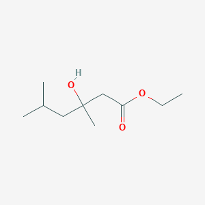 molecular formula C10H20O3 B13994853 Ethyl 3-hydroxy-3,5-dimethylhexanoate CAS No. 25409-20-5