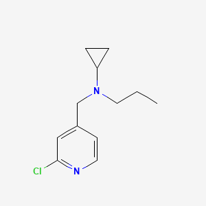 N-[(2-chloropyridin-4-yl)methyl]-N-propylcyclopropanamine