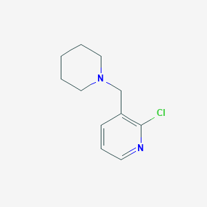 2-Chloro-3-[(piperidin-1-yl)methyl]pyridine