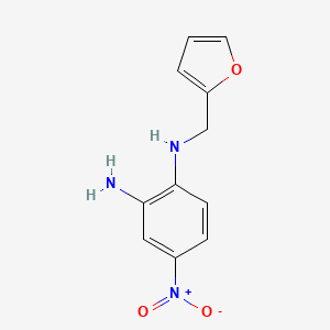 N-(2-Amino-4-nitrophenyl)-N-(2-furylmethyl)amine