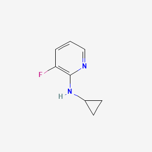 molecular formula C8H9FN2 B1399489 N-cyclopropyl-3-fluoropyridin-2-amine CAS No. 1341486-98-3