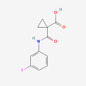 1-[(3-Iodophenyl)carbamoyl]cyclopropane-1-carboxylic acid