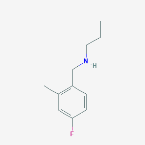 [(4-Fluoro-2-methylphenyl)methyl](propyl)amine