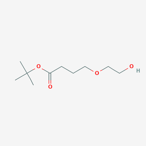 molecular formula C10H20O4 B13994975 Tert-butyl 4-(2-hydroxyethoxy)butanoate 