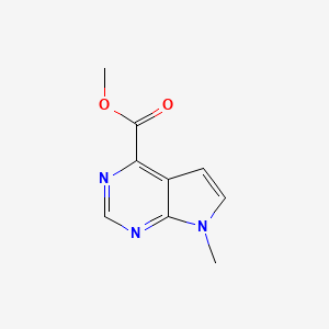 Methyl 7-methyl-7H-pyrrolo[2,3-D]pyrimidine-4-carboxylate