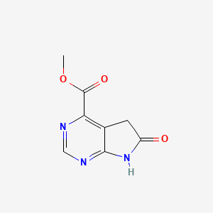 Methyl 6,7-dihydro-6-oxo-5H-pyrrolo[2,3-D]pyrimidine-4-carboxylate