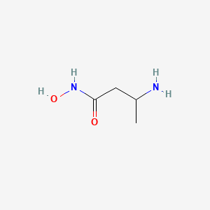 molecular formula C4H10N2O2 B13995119 3-Amino-n-hydroxybutanamide CAS No. 3833-52-1