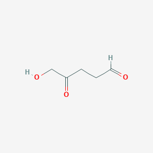molecular formula C5H8O3 B13995126 5-Hydroxy-4-oxopentanal CAS No. 31082-85-6
