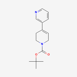 molecular formula C15H20N2O2 B13995229 Tert-Butyl 3',6'-dihydro-3,4'-bipyridine-1'(2'H)-carboxylate CAS No. 690261-74-6