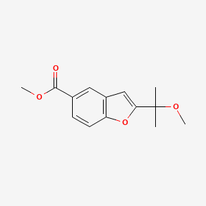 2-(1-Methoxy-1-methylethyl)-benzofuran-5-carboxylic acid methyl ester