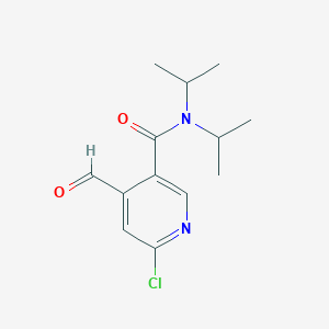 6-chloro-4-formyl-N,N-diisopropylnicotinamide