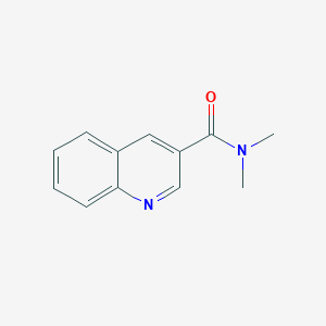 molecular formula C12H12N2O B13995400 N,N-dimethylquinoline-3-carboxamide CAS No. 25283-63-0