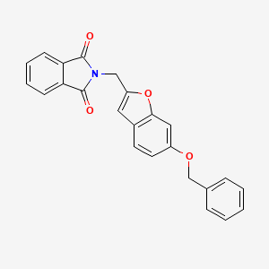 2-(6-Benzyloxy-benzofuran-2-ylmethyl)-isoindole-1,3-dione