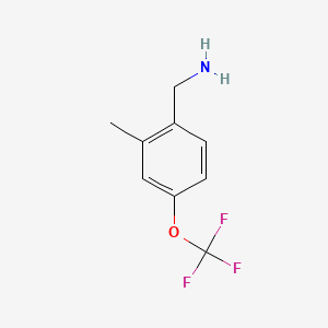 (2-Methyl-4-(trifluoromethoxy)phenyl)methanamine
