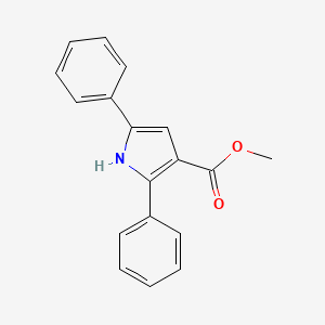 molecular formula C18H15NO2 B13995561 methyl 2,5-diphenyl-1H-pyrrole-3-carboxylate CAS No. 13901-74-1